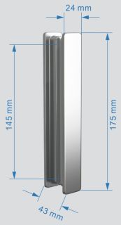 Душевой уголок ABBER Sonnenstrand AG07110-S75 110x75см хром